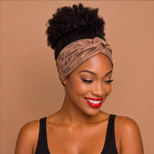 Load image into Gallery viewer, Flexible Metal Wire Headband - Beige Suedelook
