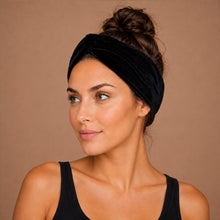 Load image into Gallery viewer, Flexible Metal Wire Headband - Black Velvet
