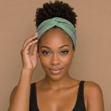 Load image into Gallery viewer, Flexible Metal Wire Headband - Mint Bamboo
