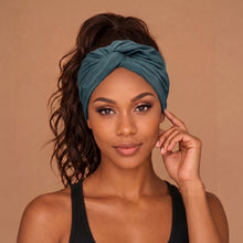 Load image into Gallery viewer, Flexible Metal Wire Headband - Teal Bamboo
