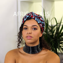 Load image into Gallery viewer, African Style Choker / Black High Necklace - Black
