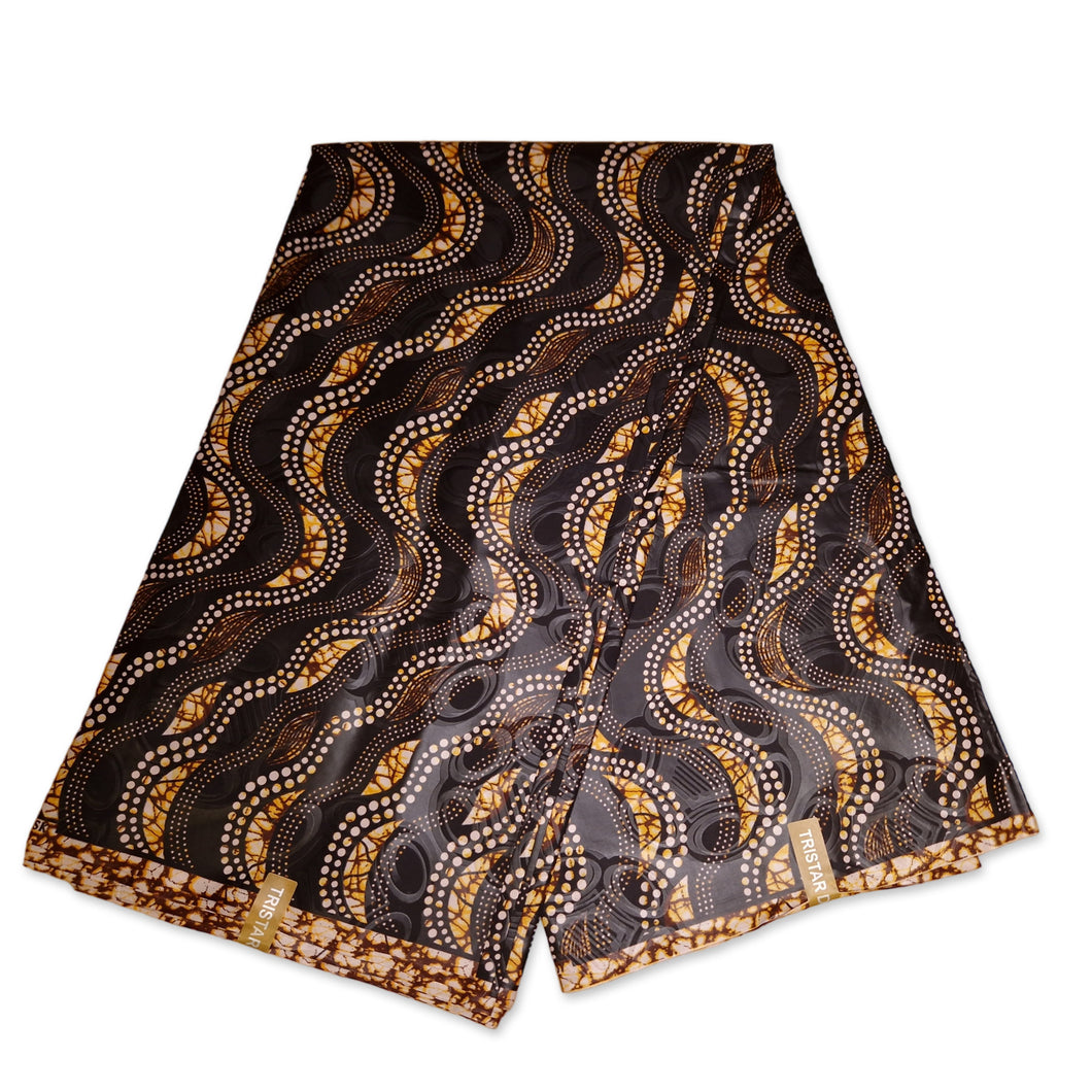 6 Yards - African print fabric - Swirl - Polycotton