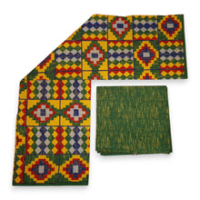 Lade das Bild in den Galerie-Viewer, African print fabric - Two-Tone print Polycotton - 6 Yards Combination (4+2 Yards) PO-5038
