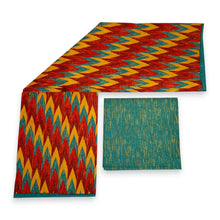 Charger l&#39;image dans la galerie, African print fabric - Two-Tone print Polycotton - 6 Yards Combination (4+2 Yards) PO-5041
