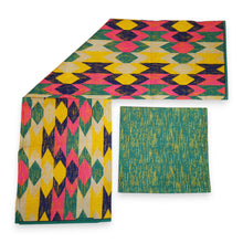 Lade das Bild in den Galerie-Viewer, African print fabric - Two-Tone print Polycotton - 6 Yards Combination (4+2 Yards) PO-5042
