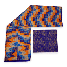 Lade das Bild in den Galerie-Viewer, African print fabric - Two-Tone print Polycotton - 6 Yards Combination (4+2 Yards) PO-5046

