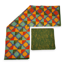 Lade das Bild in den Galerie-Viewer, African print fabric - Two-Tone print Polycotton - 6 Yards Combination (4+2 Yards) PO-5052
