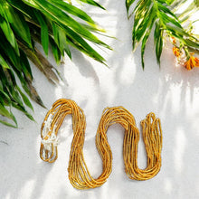 Load image into Gallery viewer, Waist Beads / African Hip Chain - Aburiéki - Gold (Traditional non-elastic string)
