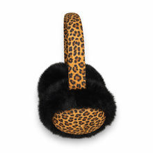Charger l'image dans la galerie, African Print Earmuffs - Foldable Winter Ear Warmers - Leopard
