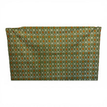 Charger l'image dans la galerie, Sarong / pareo - Cotton Beachwear wrap skirt / baby carrier wrap - Olive Orange Bogolan Icons
