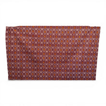 Charger l'image dans la galerie, Sarong / pareo - Cotton Beachwear wrap skirt / baby carrier wrap - Burgundy Orange Bogolan Icons
