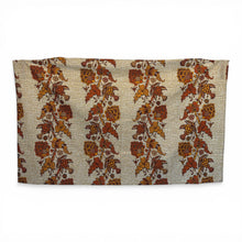 Charger l'image dans la galerie, Paréo / sarong - Jupe portefeuille en coton pour plage / porte-bébé - Fleur beige / jaune
