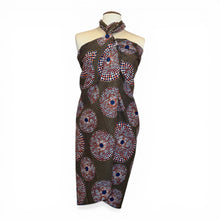 Charger l'image dans la galerie, Paréo / sarong - Jupe portefeuille en coton pour plage / porte-bébé - Mélange - Anneau de puits d'eau 2
