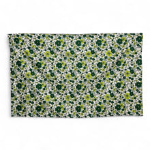 Load image into Gallery viewer, Sarong / pareo - Cotton Beachwear wrap skirt / baby carrier wrap - Green flower
