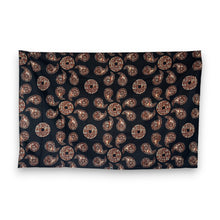 Load image into Gallery viewer, Sarong / pareo - Cotton Beachwear wrap skirt / baby carrier wrap - Black paisley
