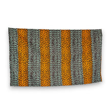 Charger l&#39;image dans la galerie, Sarong / pareo - Jupe portefeuille en coton pour la plage / porte-bébé - Panthère orange / turquoise
