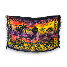 Load image into Gallery viewer, Sarong / pareo - Beachwear wrap skirt - Palm tree
