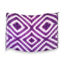 Lade das Bild in den Galerie-Viewer, Sarong / Pareo - Strandbekleidungs-Wickelrock - Batik Lila / Weiß
