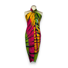 Load image into Gallery viewer, Sarong / pareo - Beachwear wrap skirt - Tie dye Multicolor
