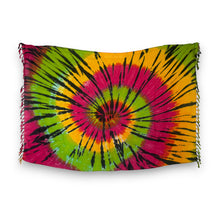 Load image into Gallery viewer, Sarong / pareo - Beachwear wrap skirt - Tie dye Multicolor
