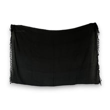 Charger l&#39;image dans la galerie, Sarong / pareo - Jupe portefeuille de plage - Noir
