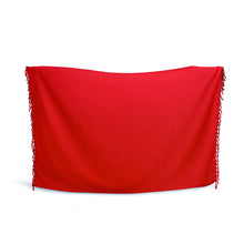 Lade das Bild in den Galerie-Viewer, Sarong / Pareo - Strandbekleidungs-Wickelrock - Pastellrot
