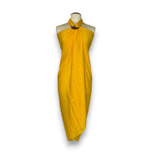 Lade das Bild in den Galerie-Viewer, Sarong / Pareo - Strandbekleidungs-Wickelrock - Gelb
