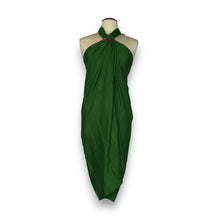 Charger l&#39;image dans la galerie, Sarong / pareo - Jupe portefeuille de plage - Vert

