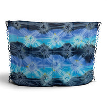 Charger l'image dans la galerie, Sarong / pareo - Beachwear wrap skirt - Blue Navy Tie Dye Ocean
