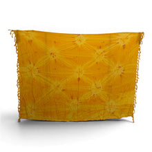 Charger l'image dans la galerie, Sarong / pareo - Beachwear wrap skirt - Yellow Orange Sunset Tie Dye
