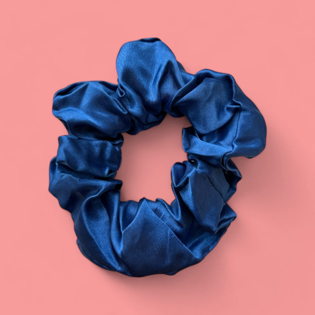 Deluxe Scrunchie Satin - Accessoires pour cheveux - Bleu