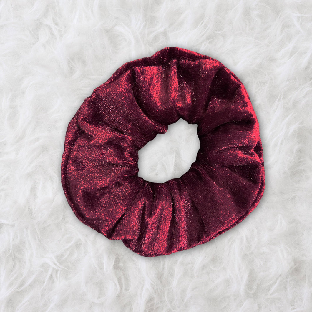 Scrunchie Velvet – Haarschmuck für Erwachsene – Burgunderrot