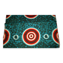 Load image into Gallery viewer, 6 Yards - African print fabric - Turquoise / Red Tie Dye - Polycotton
