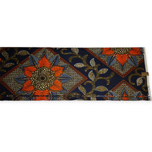 Load image into Gallery viewer, 6 Yards - African print fabric - Orange Flower - Polycotton
