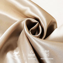 Load image into Gallery viewer, Satin pillow case kaki 60 x 70 cm standard pillow size - Silky satin pillowcase
