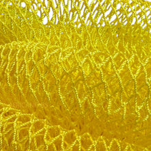 Charger l&#39;image dans la galerie, 5 pièces - Éponge filet africaine / Filet exfoliant africain / Éponge Sapo - Jaune
