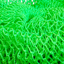 Load image into Gallery viewer, African net sponge / African exfoliating net / Sapo sponge - Neon green
