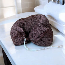 Load image into Gallery viewer, African net sponge / African exfoliating net / Sapo sponge - Brown
