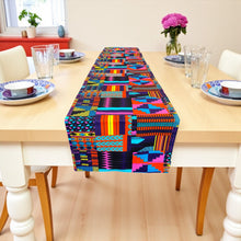 Charger l&#39;image dans la galerie, African print table runner - Table cloth - Purple / Pink kente
