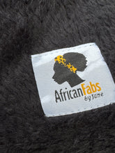 Charger l&#39;image dans la galerie, African print Winter scarf Unisex - Slim model - Dark Brown Bogolan Symbols
