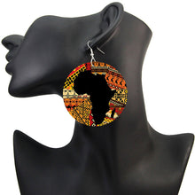 Load image into Gallery viewer, African Continent in style | African inspired earrings

