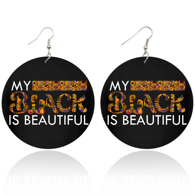 My black is beautiful | African inspired earrings