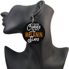 Load image into Gallery viewer, I got curves for days | African inspired earrings
