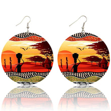 Load image into Gallery viewer, African Sunset | African inspired earrings
