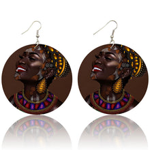 Load image into Gallery viewer, Traditional Portrait | African inspired earrings
