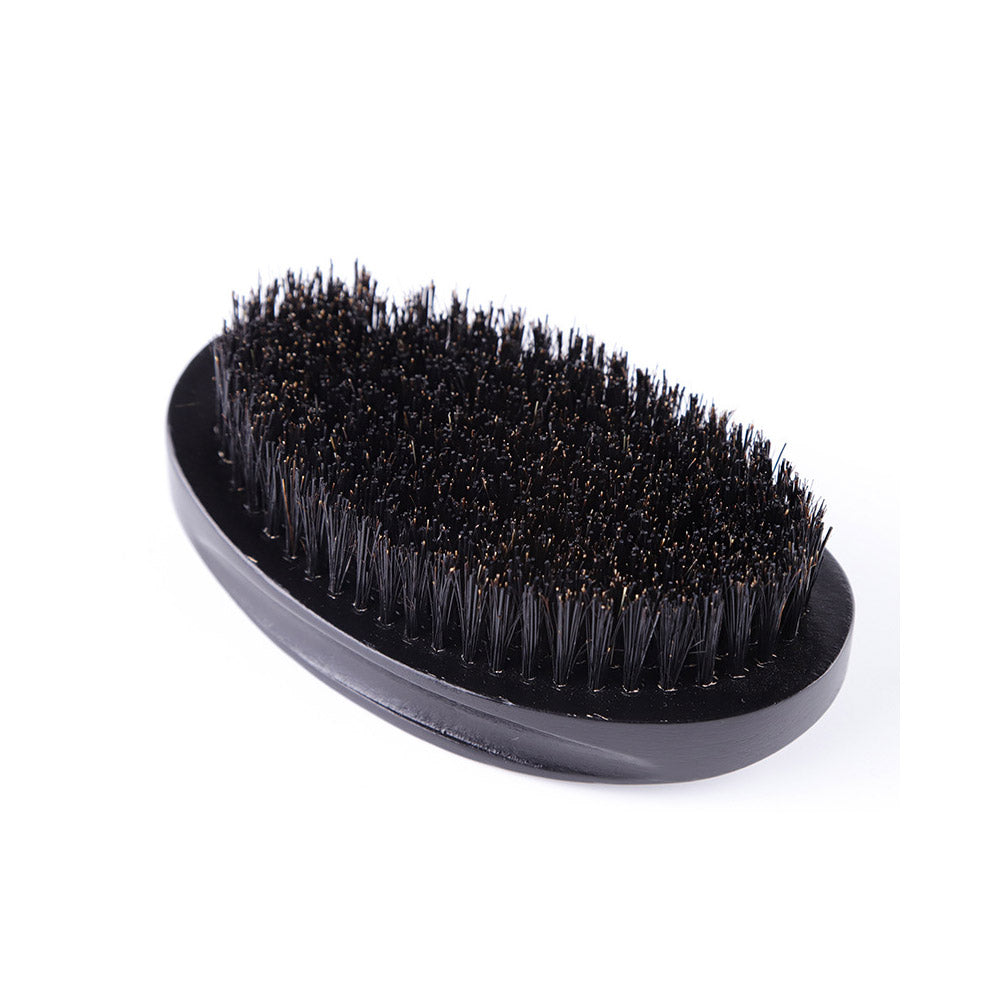 Wave Brush - 360 Waves Brosse ondulée courbée pour coiffure durag cap - Noir - Unisexe