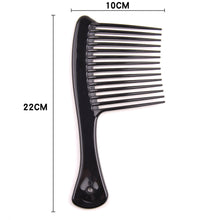 Lade das Bild in den Galerie-Viewer, Rake Detangle Comb – Afro-Kamm, ABS, großer breiter Zahnkamm für Haar-Styling-Werkzeug
