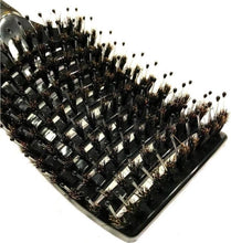 Load image into Gallery viewer, Afabs® Curved Detangler brush | Detangling brush | Comb for straight and curly hair | Black
