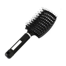 Load image into Gallery viewer, Afabs® Curved Detangler brush | Detangling brush | Comb for straight and curly hair | Black

