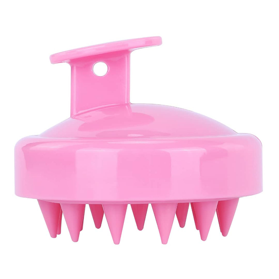 Hoofdhuidmassageapparaat - siliconen haarborstel - hoofdhuidborstel - massageborstel - hoofdmassageapparaat - Roze